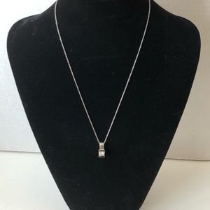 Sterling Silver CZ Necklace